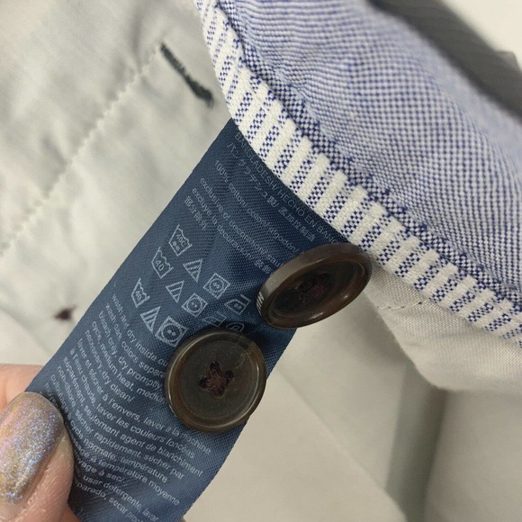 Tommy Hilfiger 40x30 Gray Custom Fit Chino Pants - Picture 8 of 8